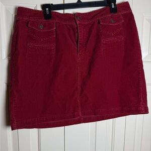 Venezia corduroy mini skirt